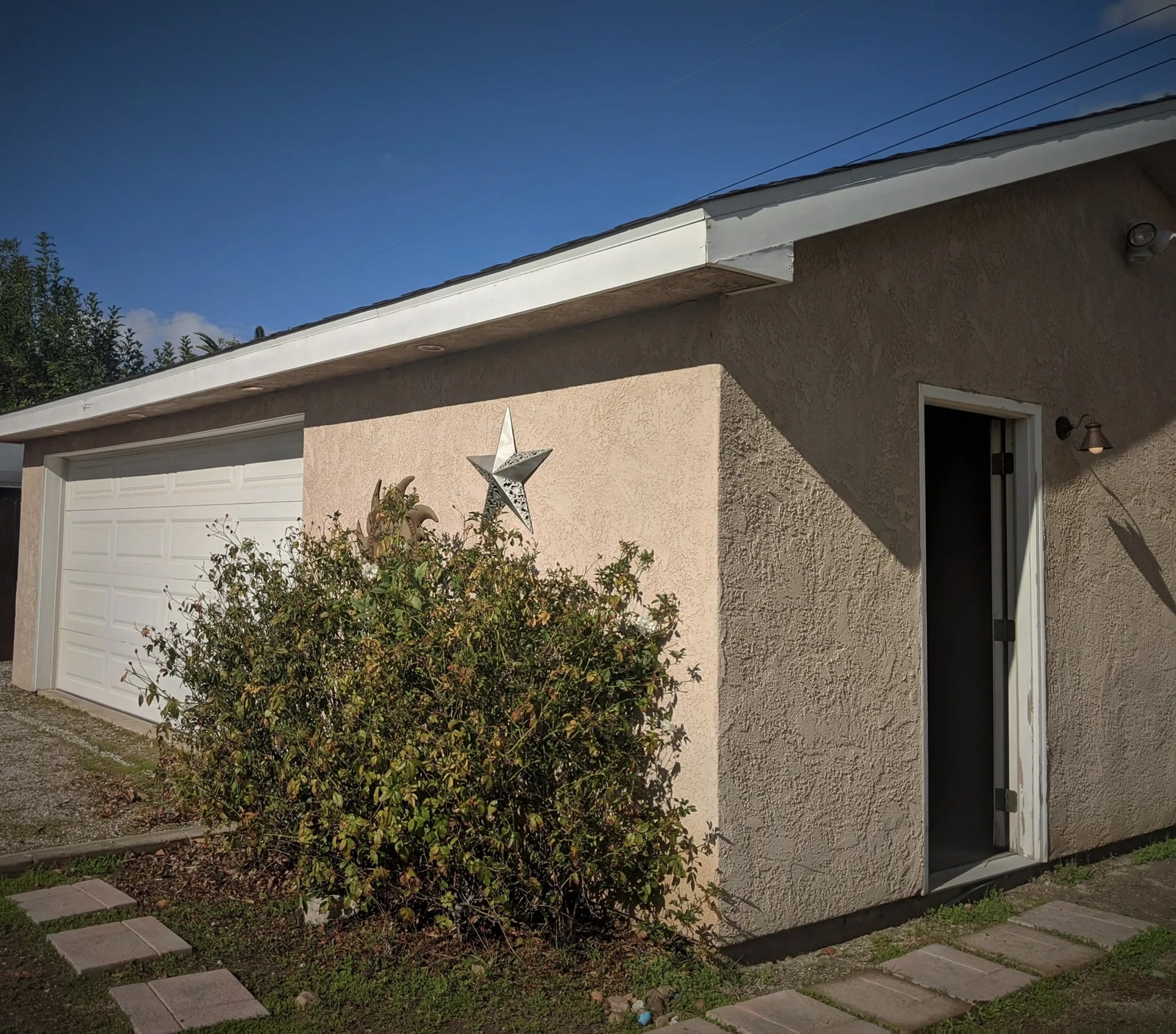 Garage conversion ADU before construction in Ventura County