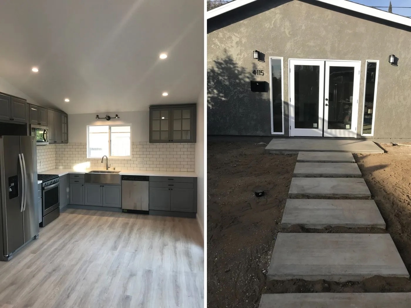 kitchen garage conversion