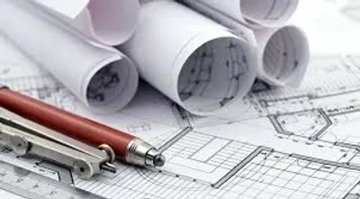roll of construction plan documents
