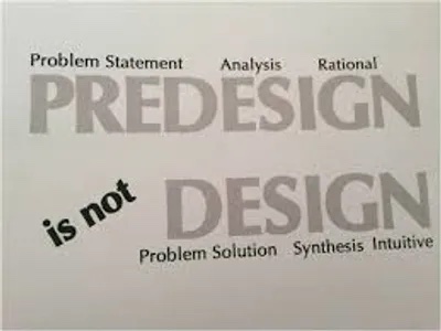 predesign is not design banner